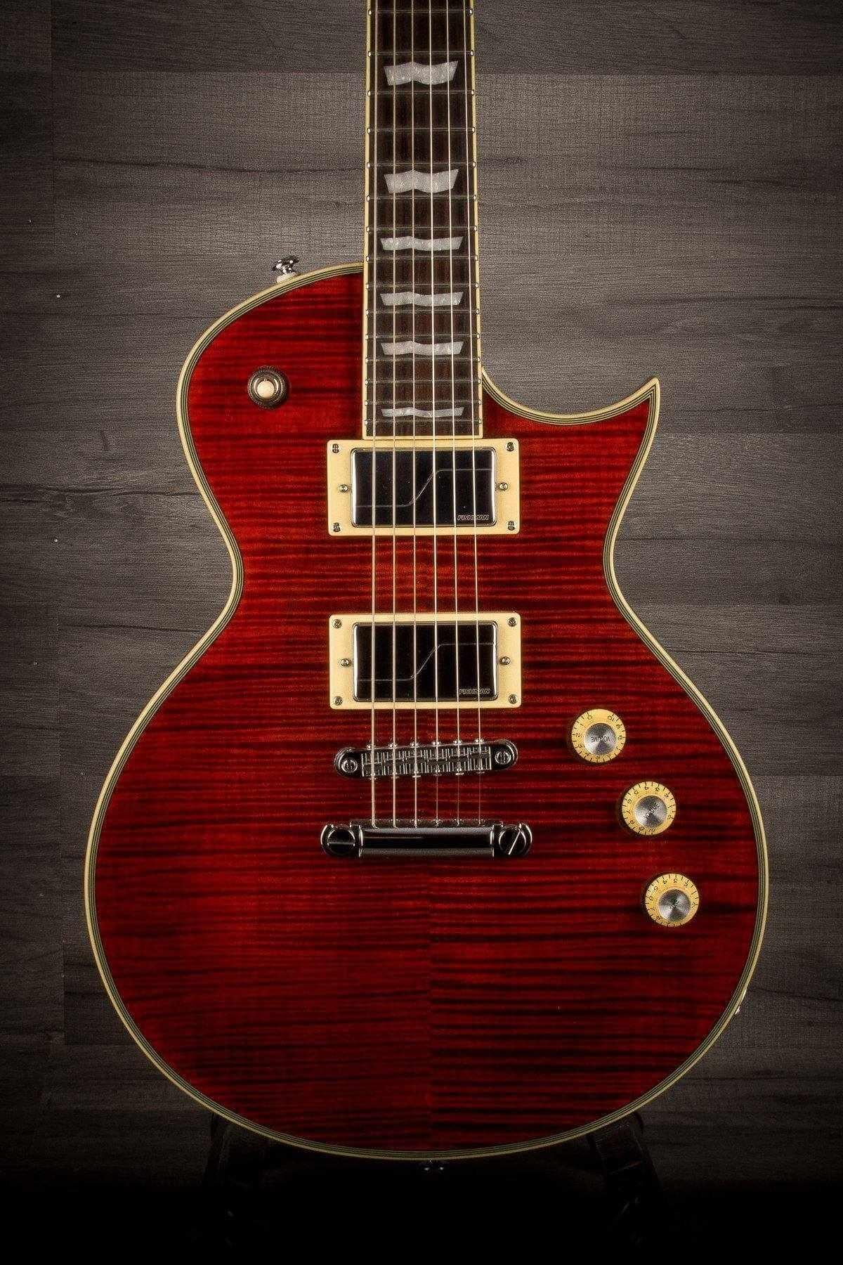 USED - ESP LTD EC-1000FM Fluence Deluxe Series, Tiger Eye
