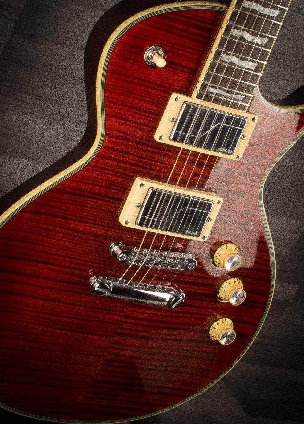 USED - ESP LTD EC-1000FM Fluence Deluxe Series, Tiger Eye