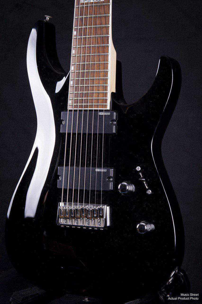 USED - Esp Ltd - H208 8 String Electric Guitar (Black)