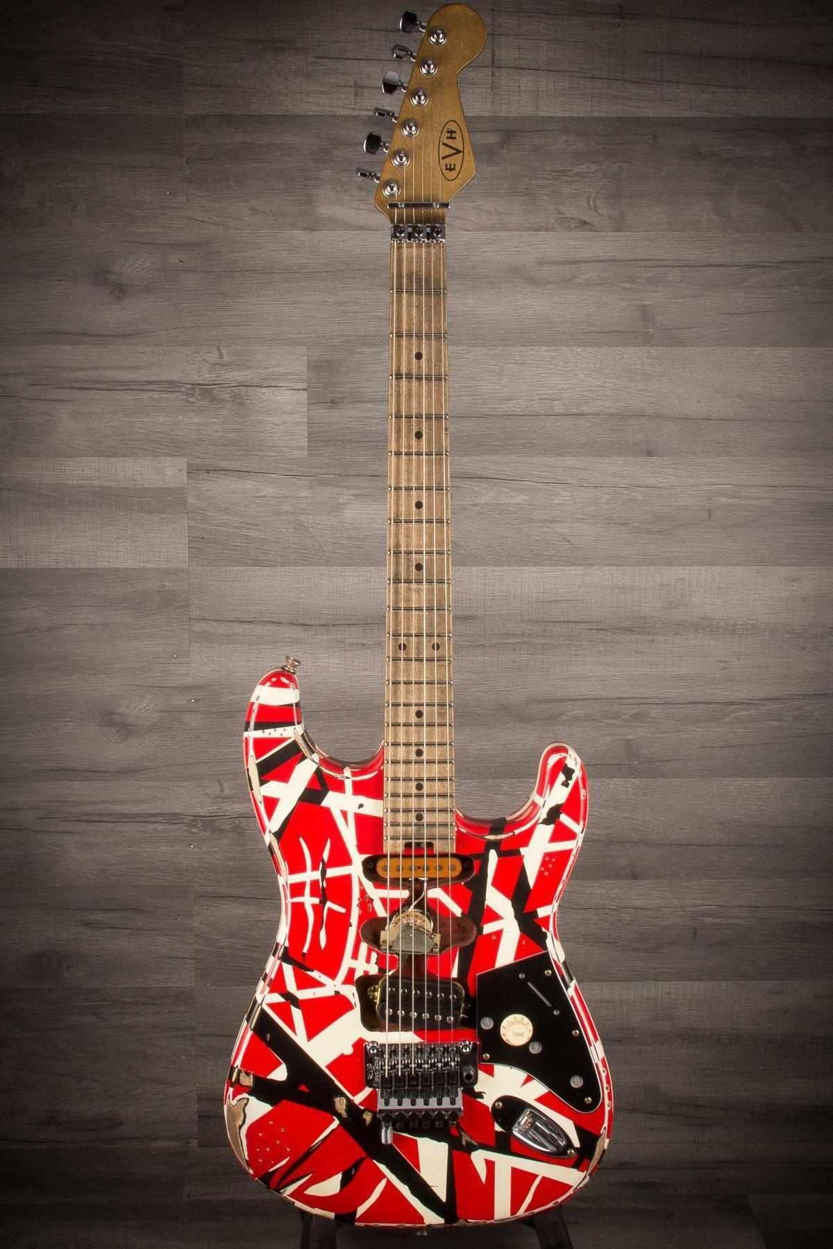 EVH Striped Series Frankenstrat Electric Guitar