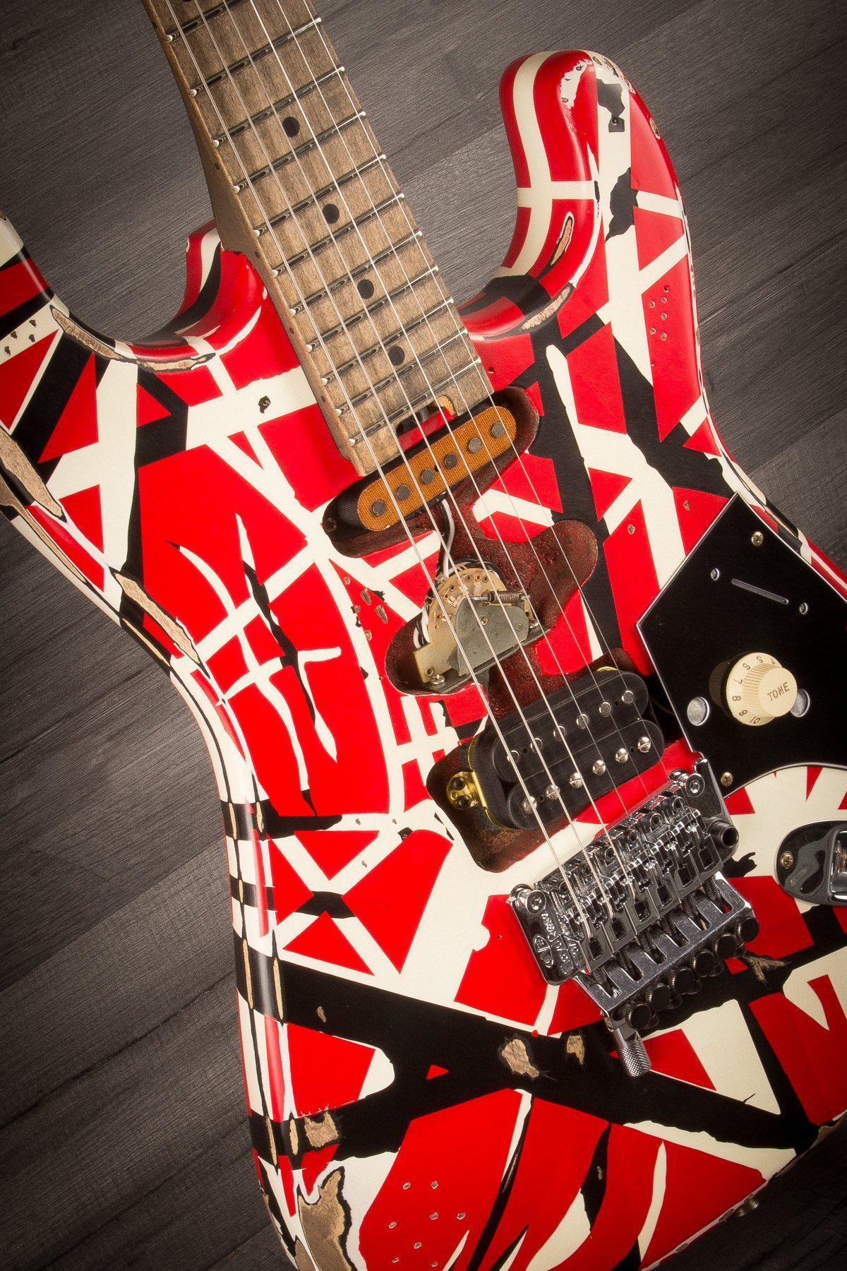 EVH Striped Series Frankenstrat Electric Guitar