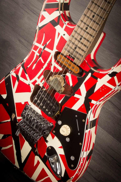 EVH Striped Series Frankenstrat Electric Guitar