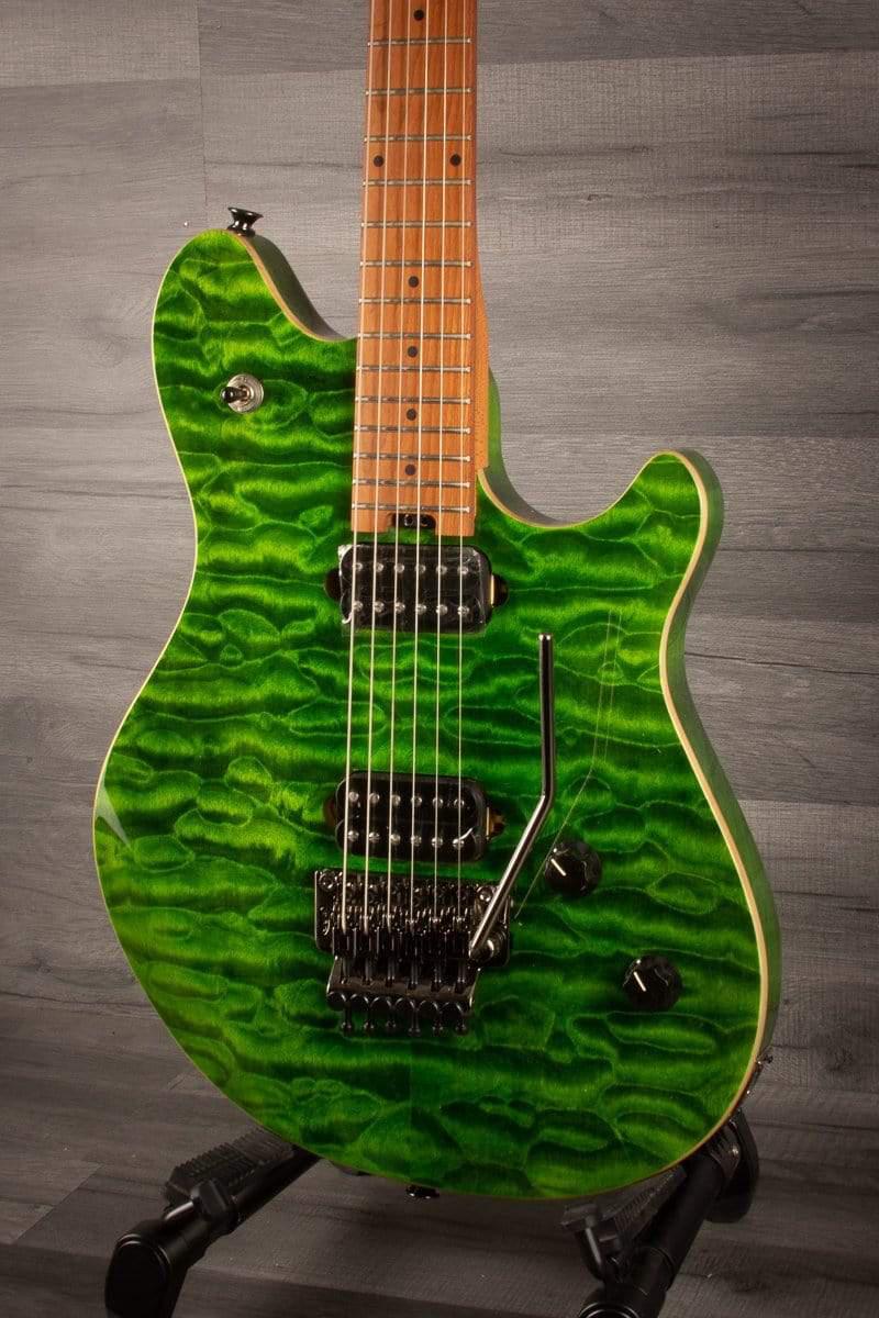 EVH Electric Guitar EVH Wolfgang® Standard QM, Baked Maple Fingerboard, Transparent Green