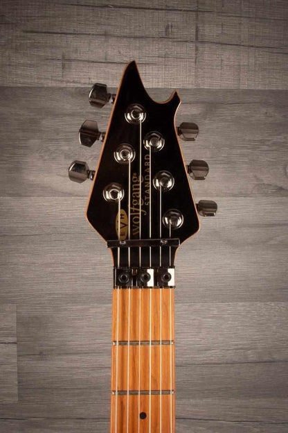 EVH Wolfgang WG Standard QM Electric Guitar - Transparent Amber