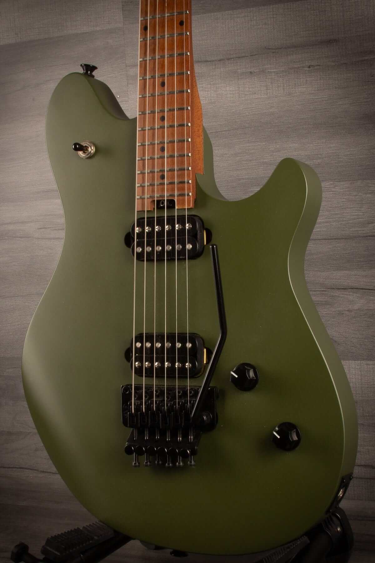 USED - EVH Wolfgang WG Standard, Baked Maple Fingerboard, Matte Army Drab