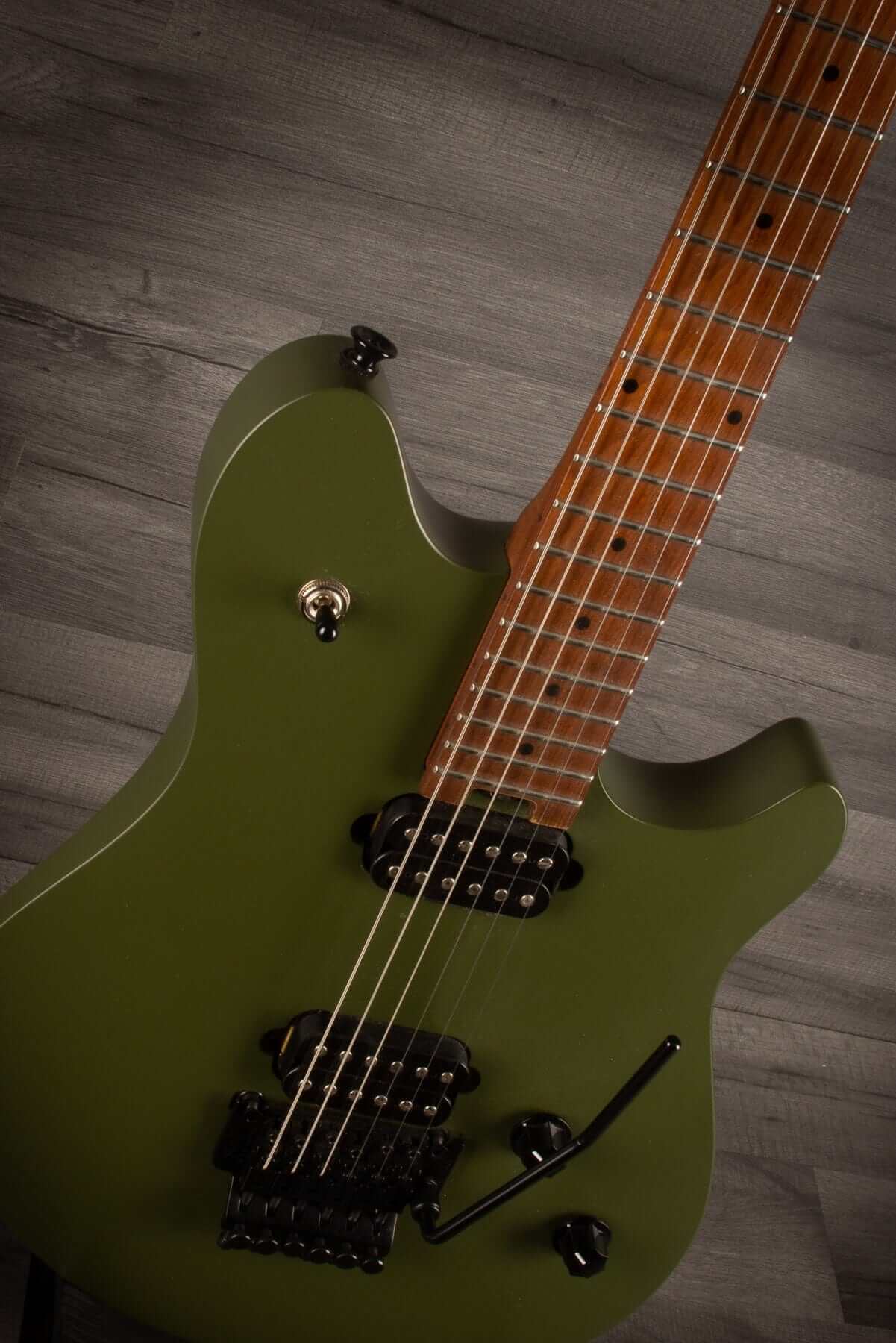 USED - EVH Wolfgang WG Standard, Baked Maple Fingerboard, Matte Army Drab