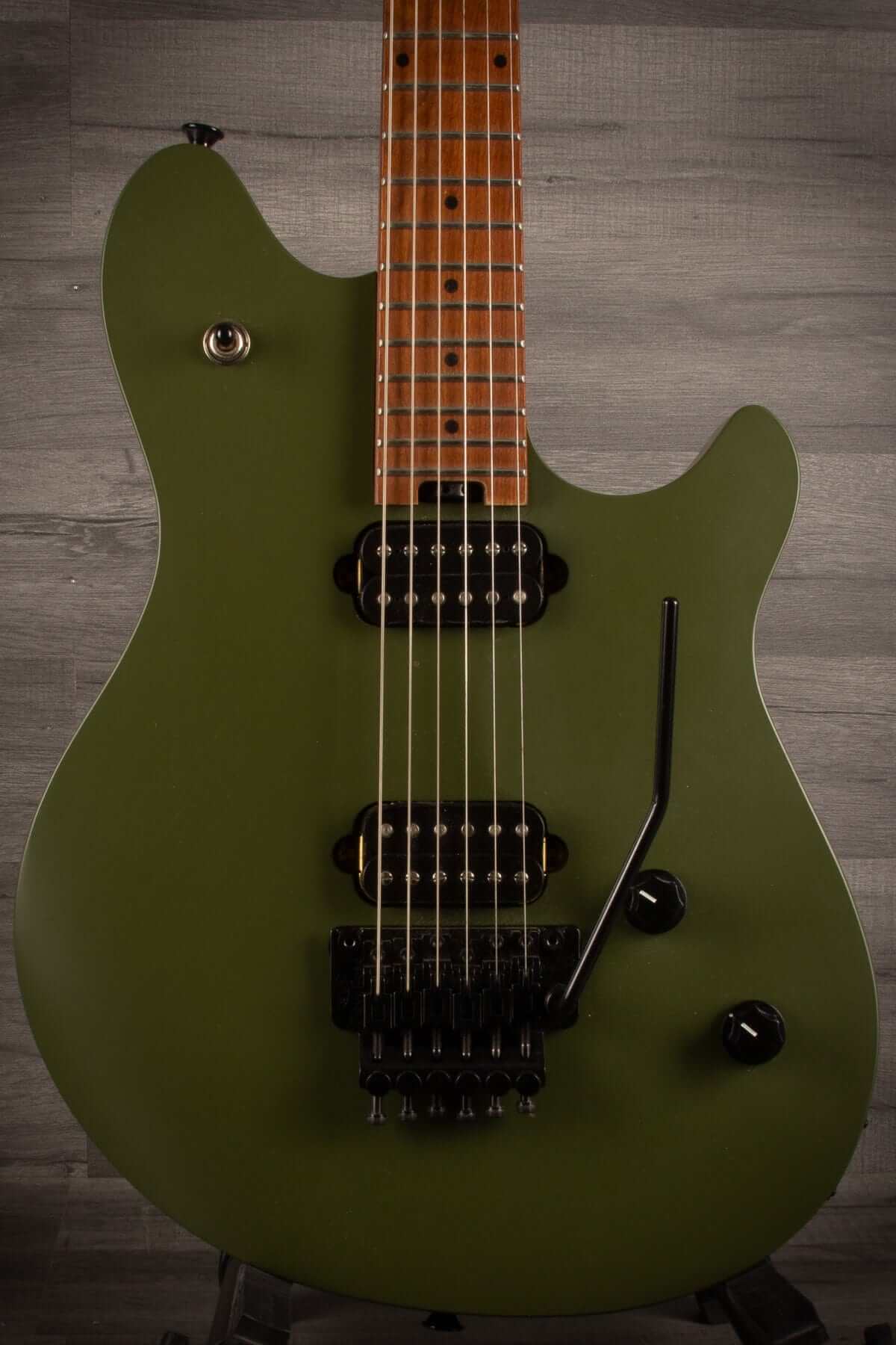 USED - EVH Wolfgang WG Standard, Baked Maple Fingerboard, Matte Army Drab