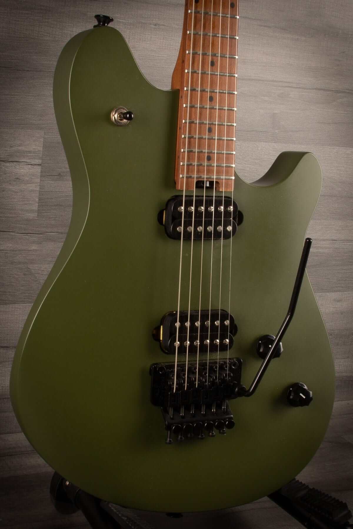 USED - EVH Wolfgang WG Standard, Baked Maple Fingerboard, Matte Army Drab