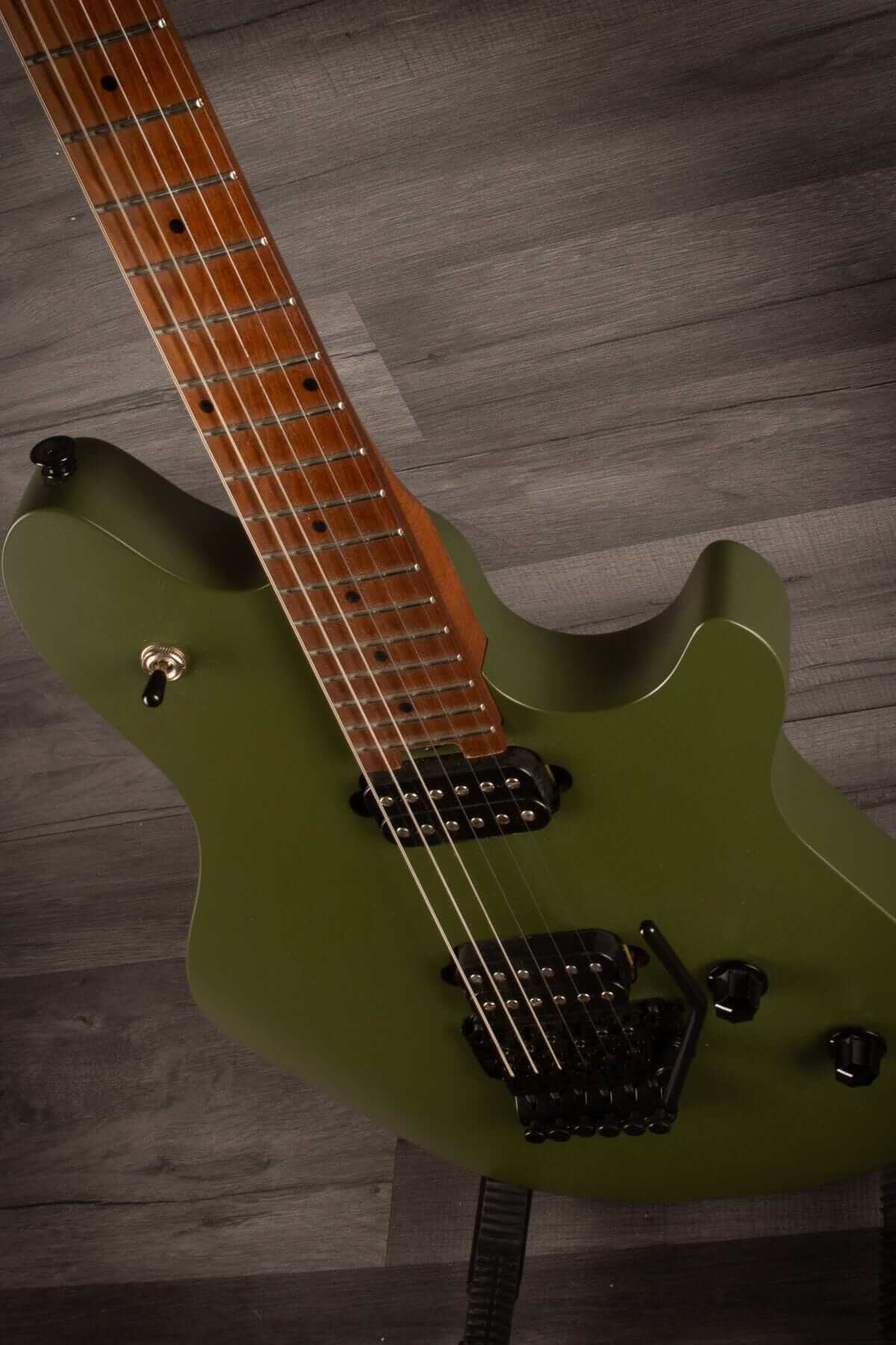 USED - EVH Wolfgang WG Standard, Baked Maple Fingerboard, Matte Army Drab