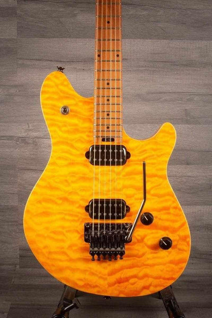 USED - EVH Wolfgang Wg Standard QM Transparent Amber