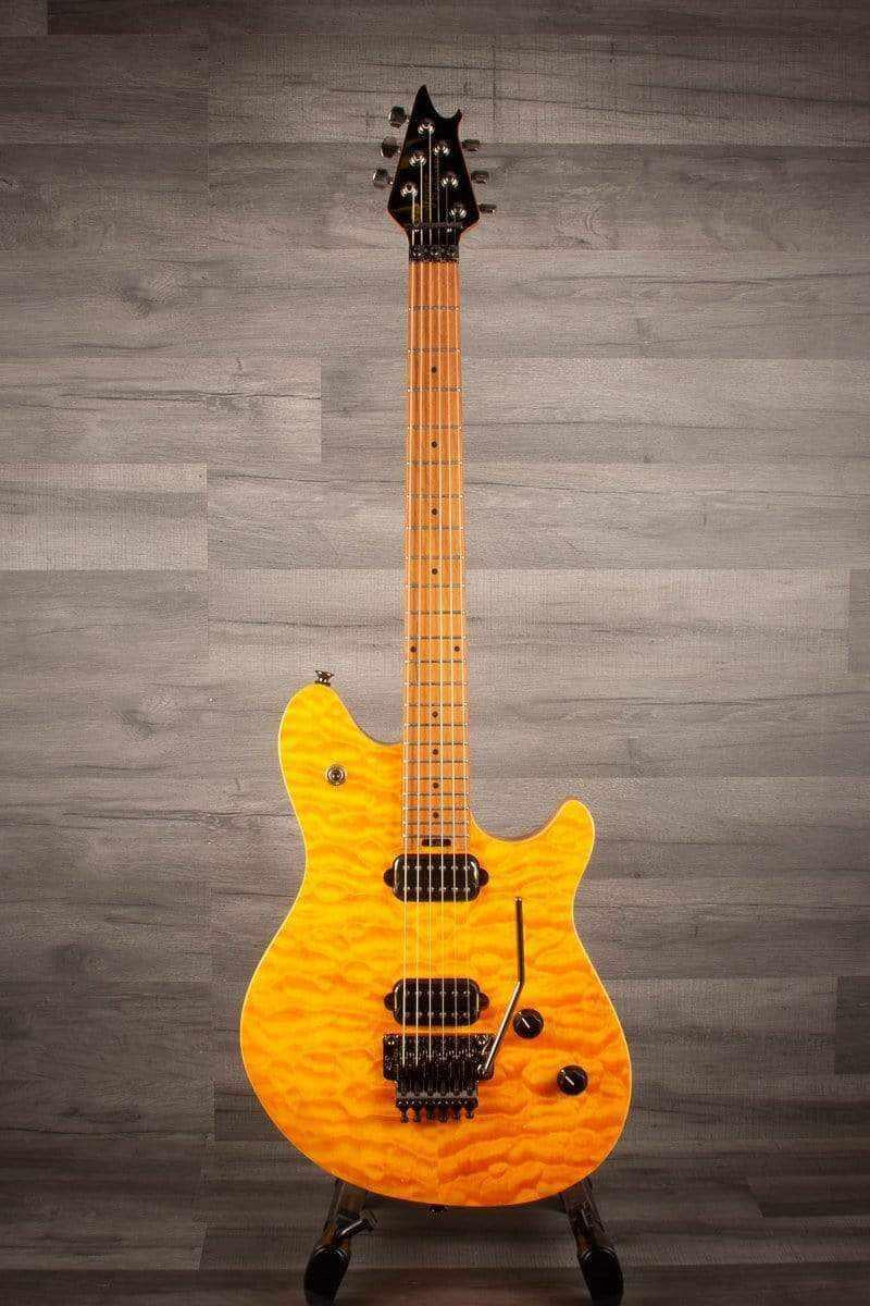 USED - EVH Wolfgang Wg Standard QM Transparent Amber