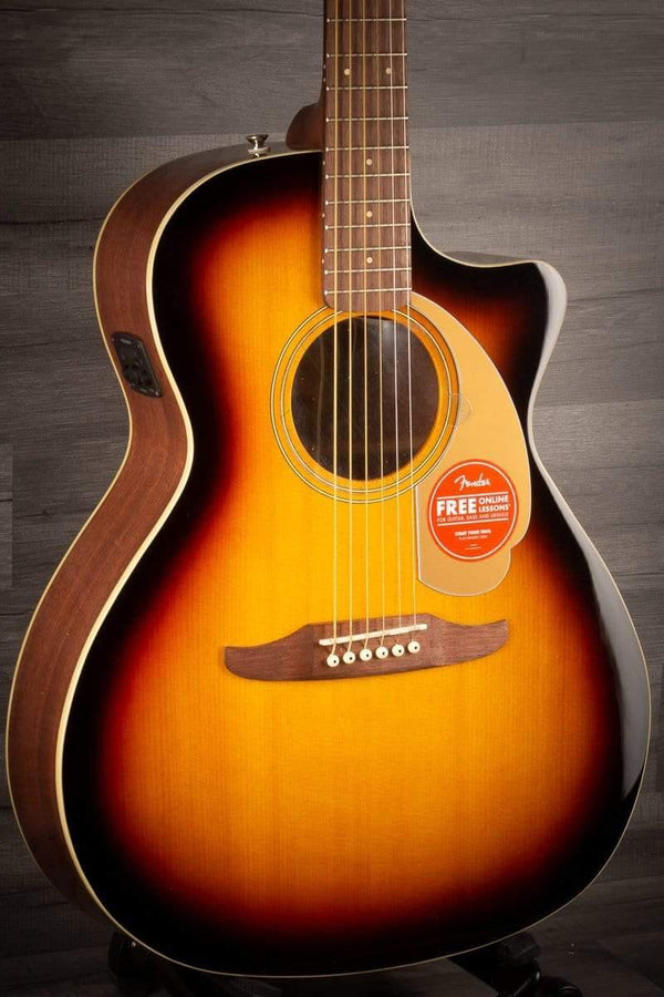 Fender Acoustic Guitar Fender California Series Newporter Player - Sunburst
