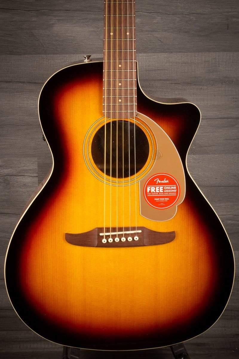 Fender Acoustic Guitar Fender California Series Newporter Player - Sunburst