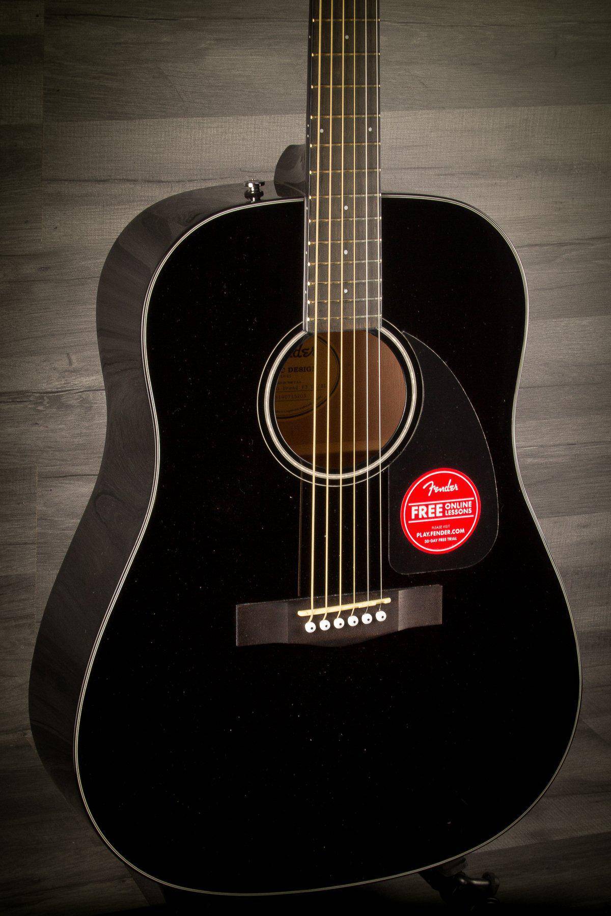 Fender CD60 v3 - Black - MusicStreet