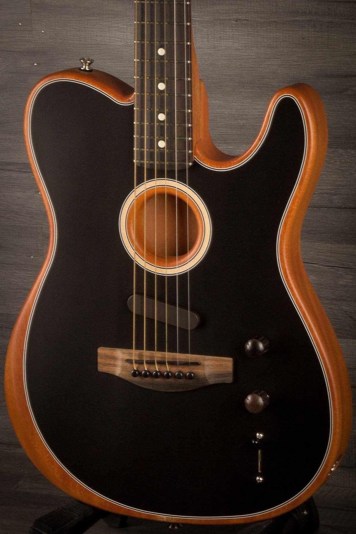 USED Fender - American Acoustasonic Telecaster (Black)
