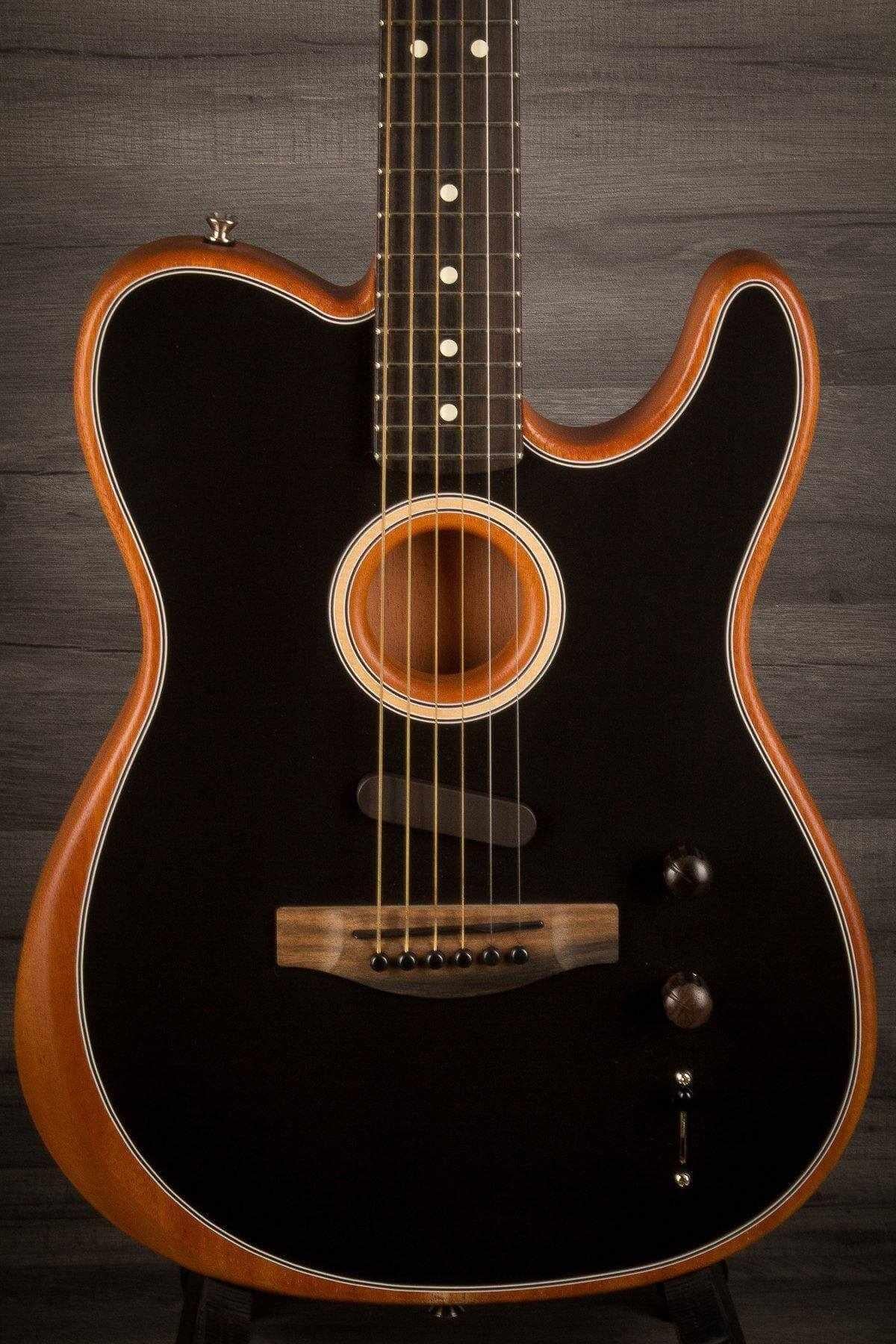 USED Fender - American Acoustasonic Telecaster (Black)