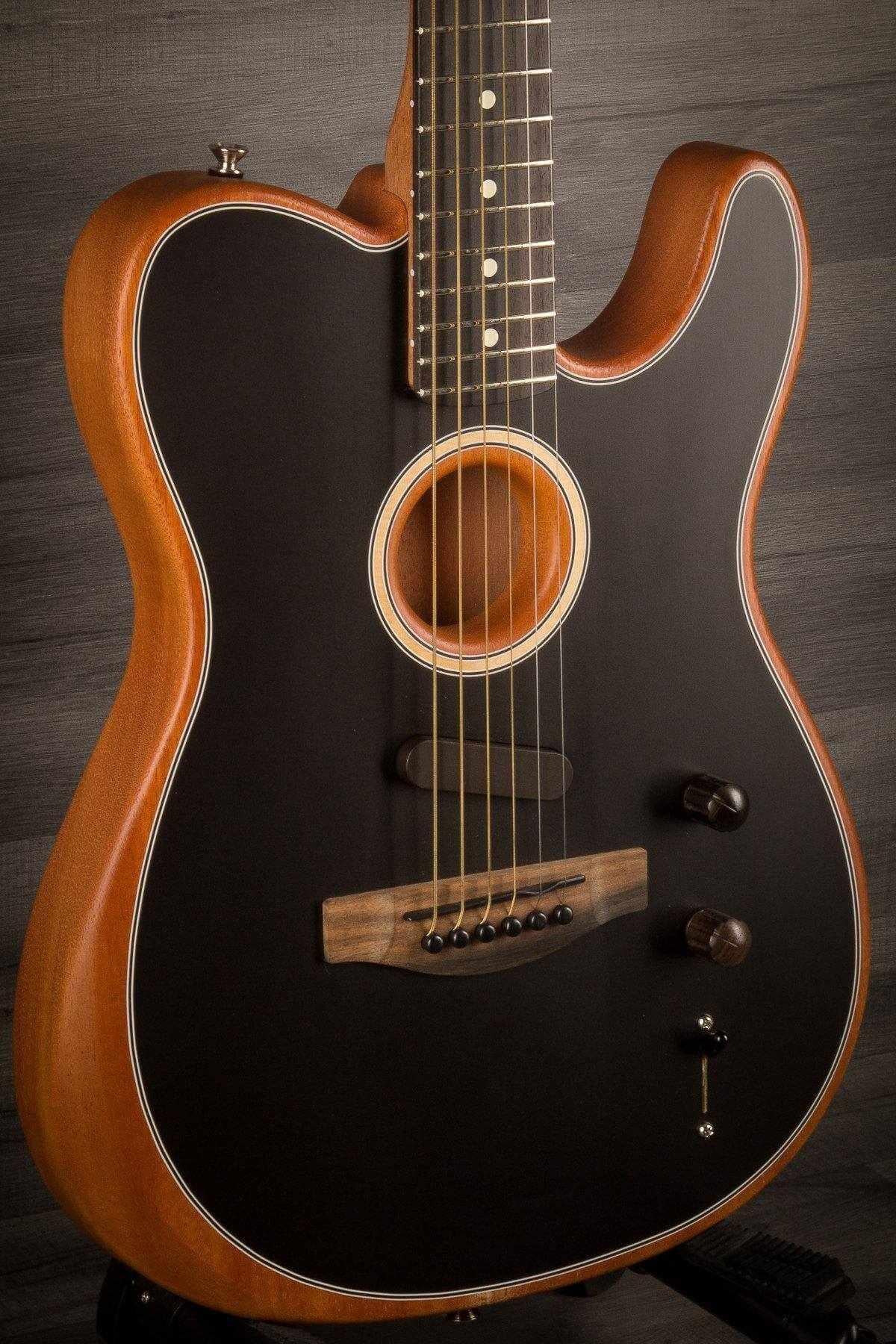 USED Fender - American Acoustasonic Telecaster (Black)