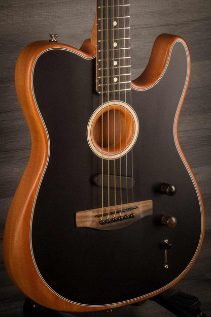 USED Fender - American Acoustasonic Telecaster (Black)