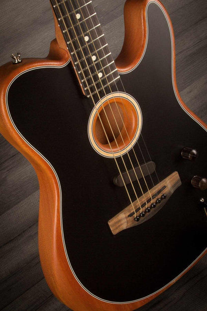 USED Fender - American Acoustasonic Telecaster (Black)