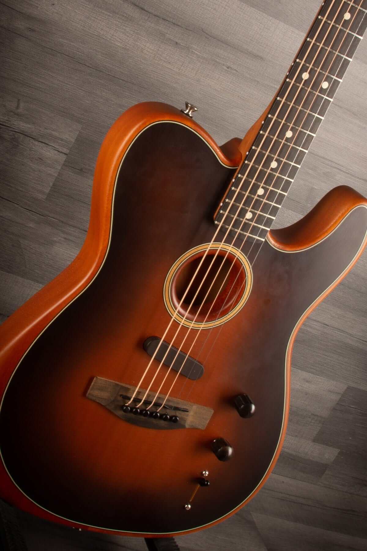 USED - Fender - American Acoustasonic Telecaster (Sunburst)