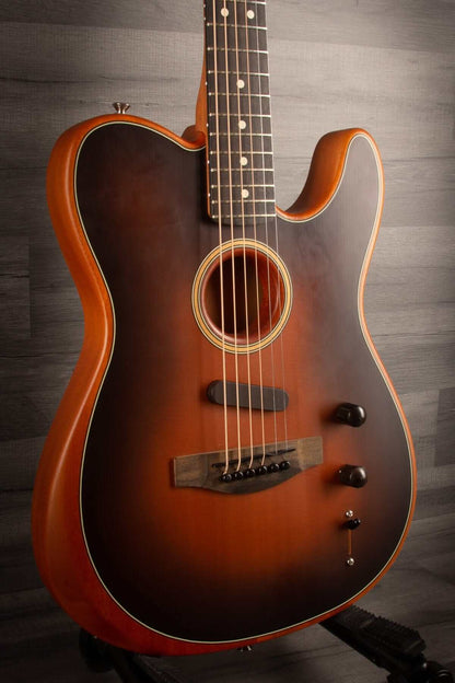 USED - Fender - American Acoustasonic Telecaster (Sunburst)
