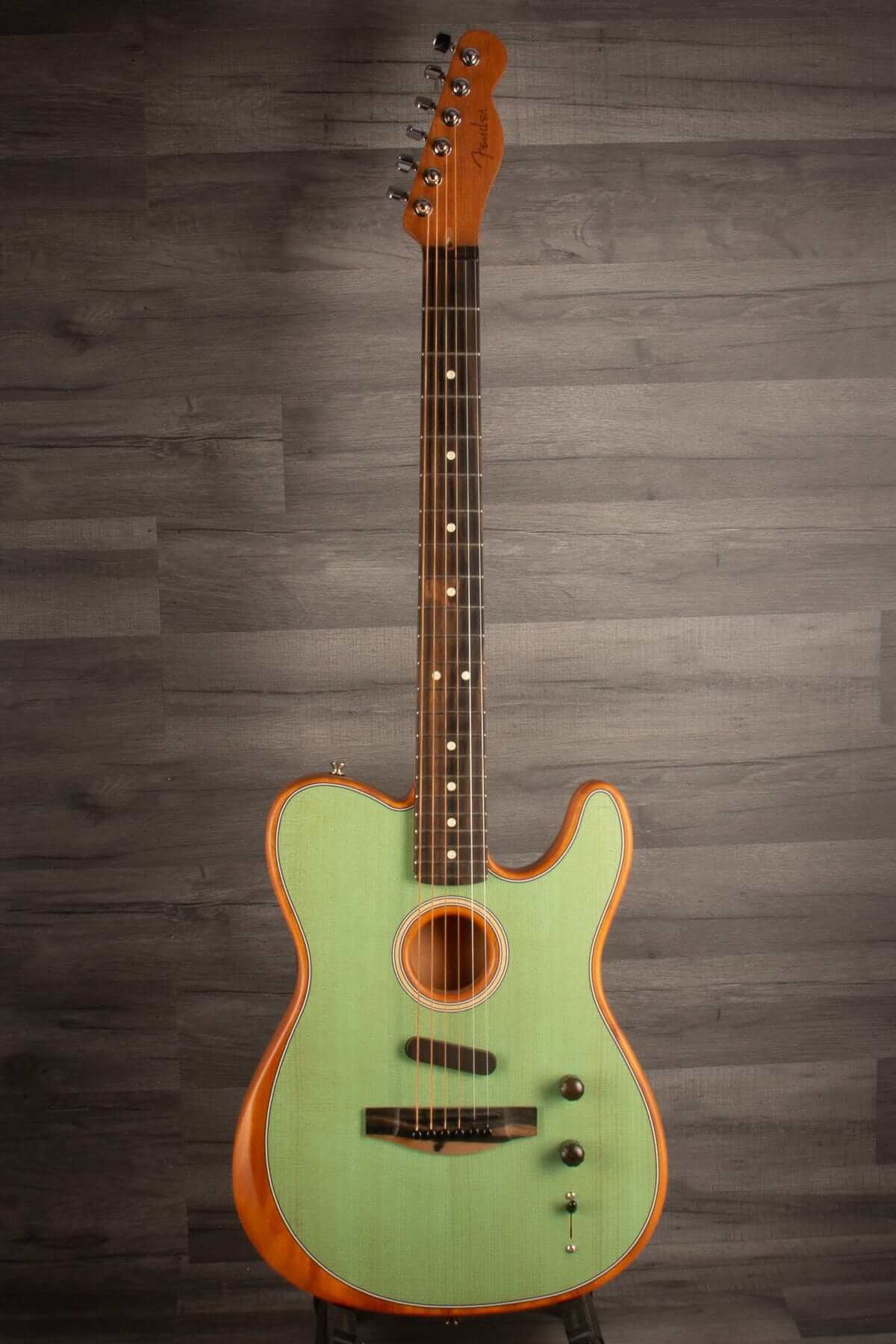 Fender Acoustic Guitar USED - Fender American Acoustasonic Telecaster (Surf Green)