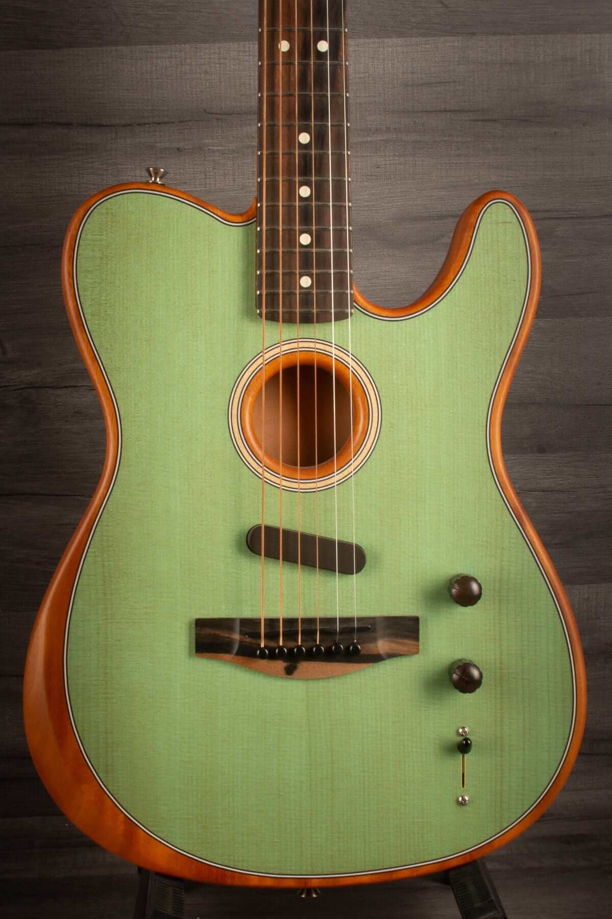 Fender Acoustic Guitar USED - Fender American Acoustasonic Telecaster (Surf Green)