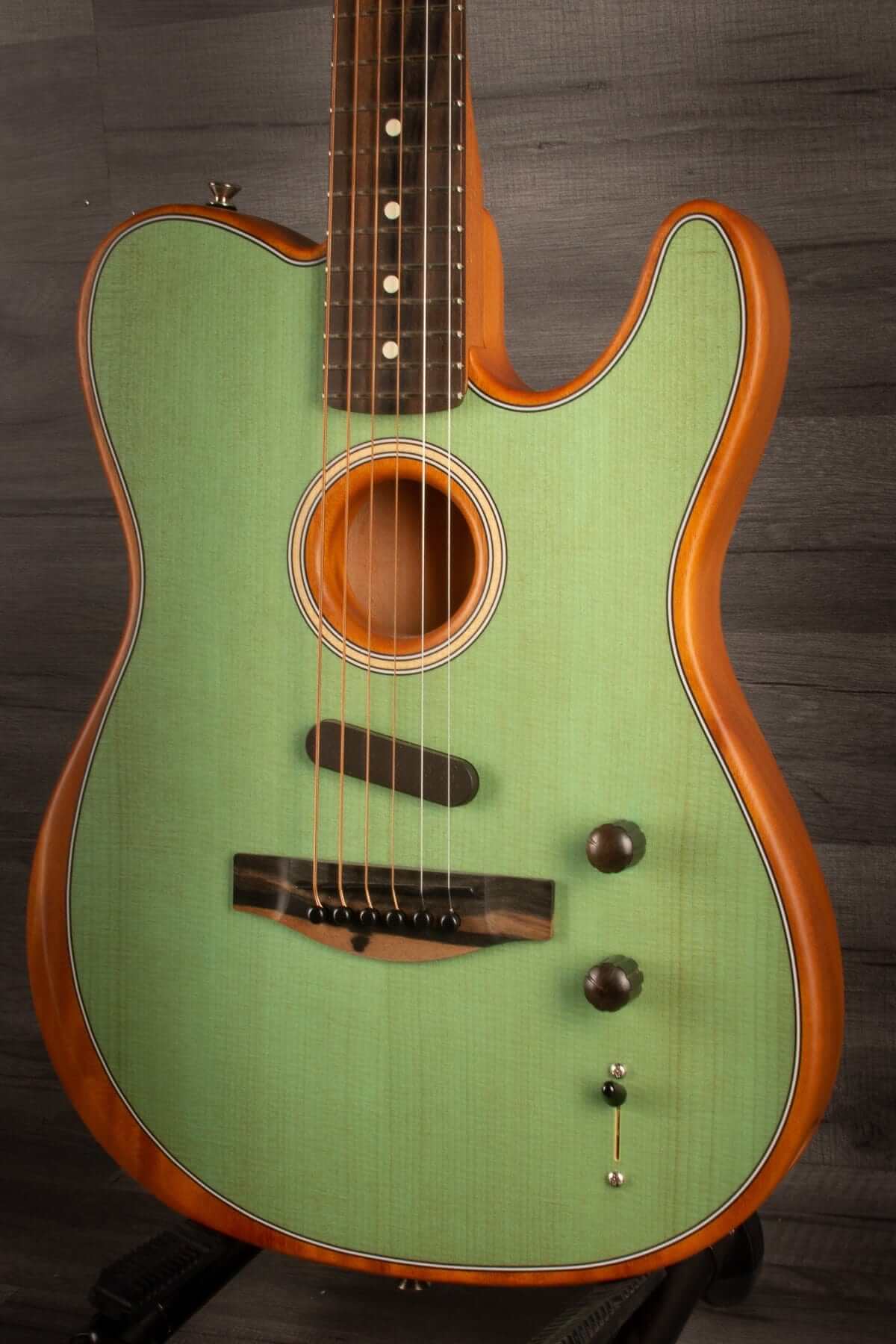 Fender Acoustic Guitar USED - Fender American Acoustasonic Telecaster (Surf Green)