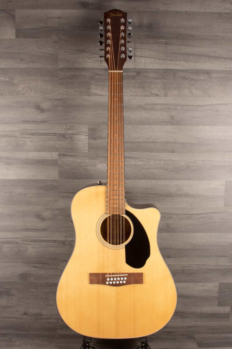 Fender Acoustic Guitar USED - Fender CD-60SCE Dreadnought 12 String Electro Acoustic, Natural