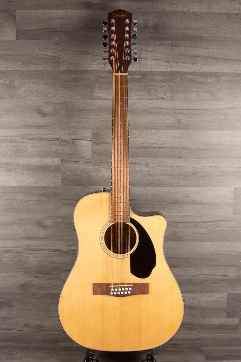 USED - Fender CD-60SCE Dreadnought 12 String Electro Acoustic, Natural