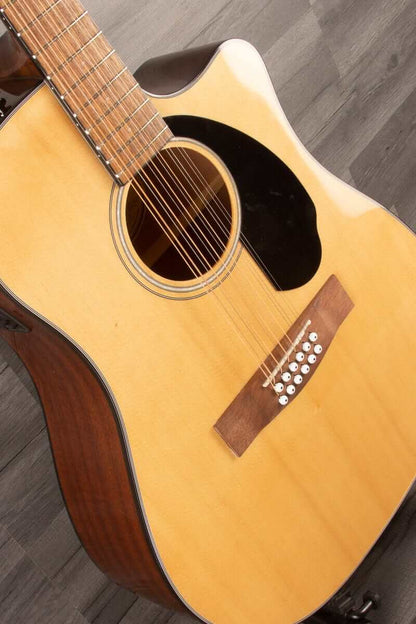 USED - Fender CD-60SCE Dreadnought 12 String Electro Acoustic, Natural