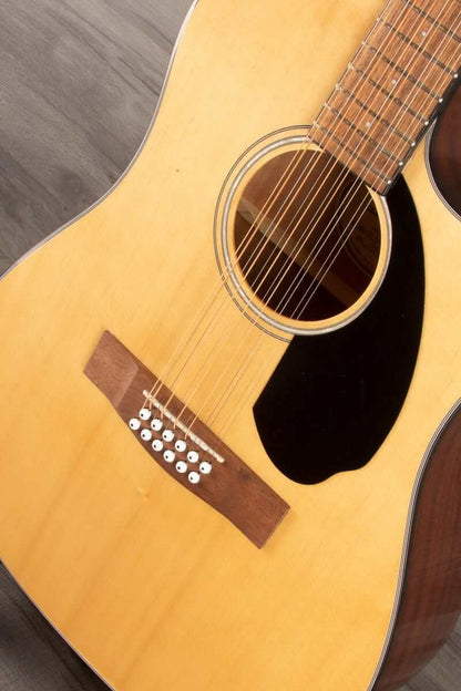 USED - Fender CD-60SCE Dreadnought 12 String Electro Acoustic, Natural