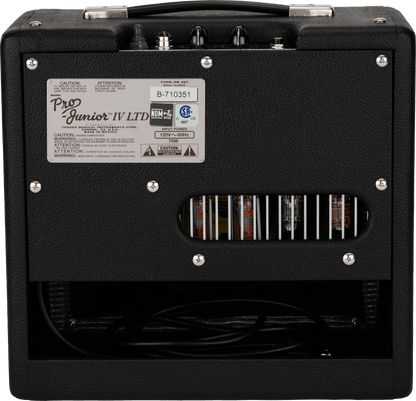 Fender Pro Junior IV SE Black Combo Valve Amp