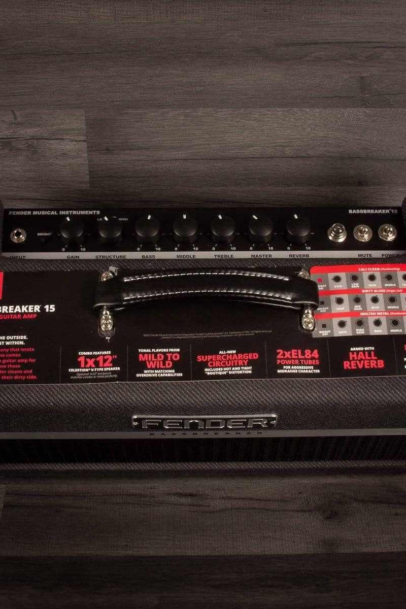 USED - Fender Bassbreaker 15 - 15W Valve Guitar Amp Head & BB112 Cab