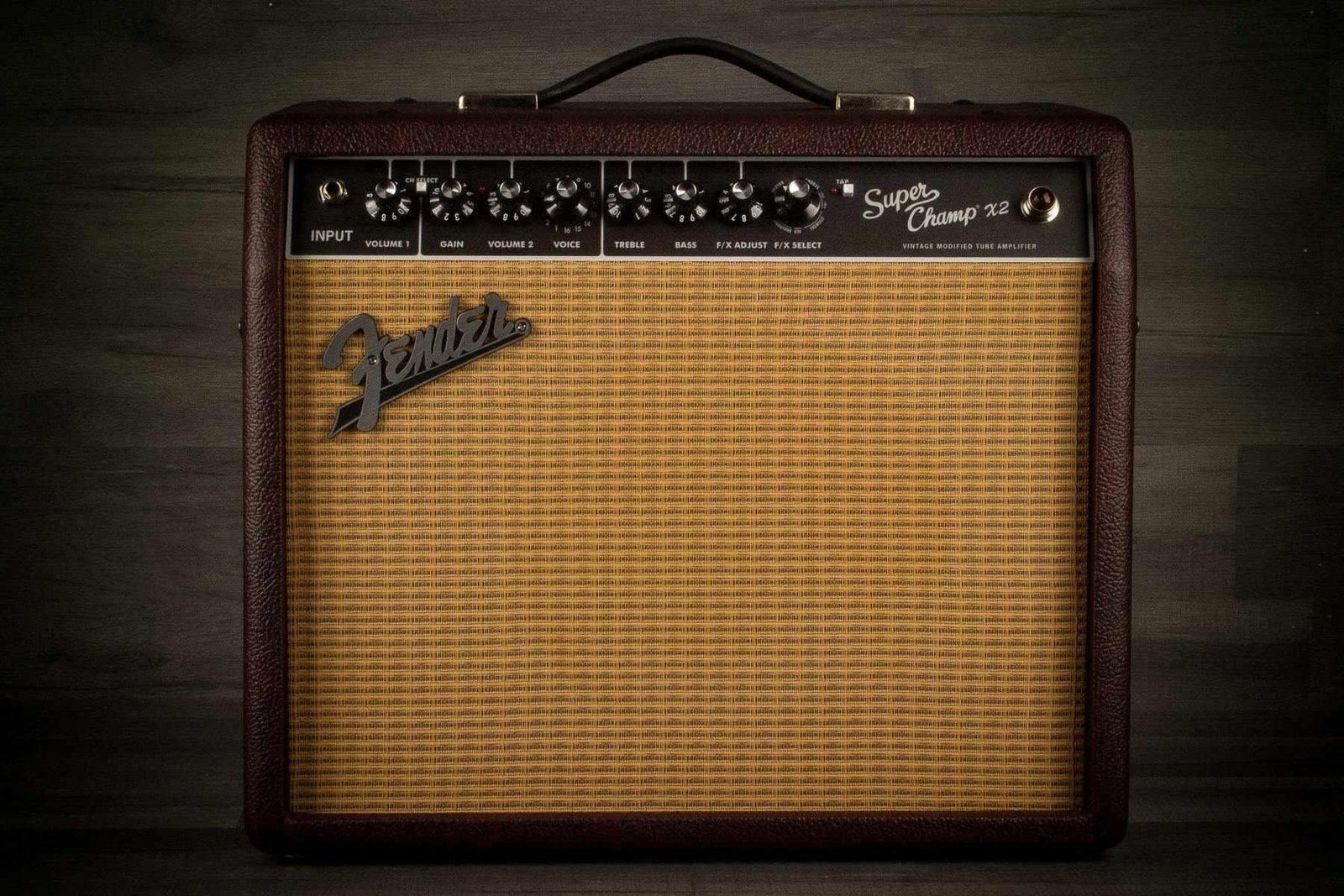 USED - Fender Superchamp X2 Wine Red