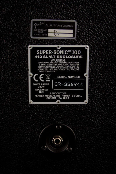 USED - Fender Supersonic 4x12 Speaker Cab