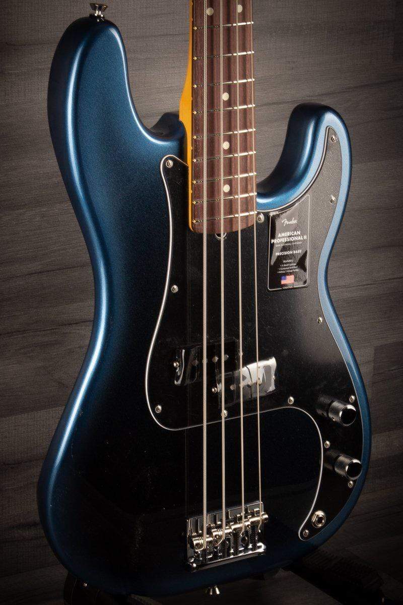 Fender Bass Guitar Fender American Professional II Precision Bass - MN - Dark Night