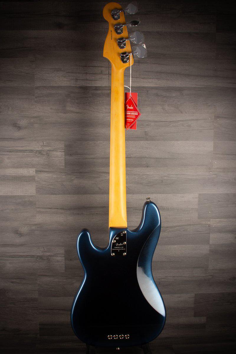 Fender American Professional II Precision Bass Guitar, Maple Neck - Dark Night