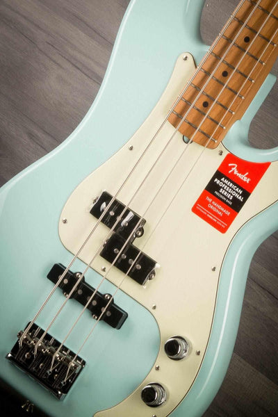 Fender Limited Edition American Professional Precision Bass Guitar - Roasted Daphne Blue
