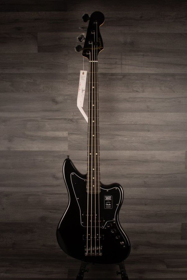 Fender Bass Guitar Fender Limited Edition Jaguar Bass In Black Ebony Fingerboard