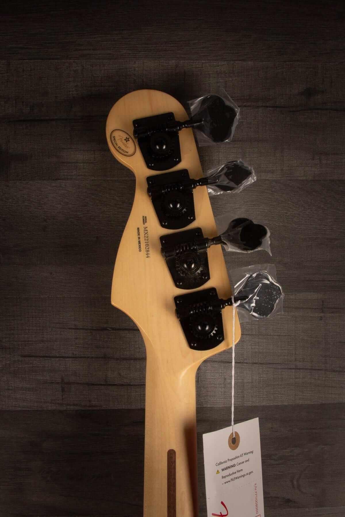Fender Limited Edition Jaguar Bass Guitar - Black, Ebony Fingerboard