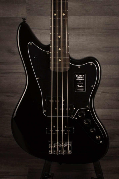 Fender Limited Edition Jaguar Bass Guitar - Black, Ebony Fingerboard