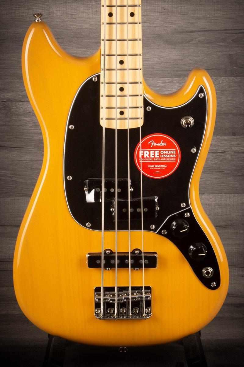 Fender Limited Edition Player Mustang Bass Guitar PJ - Butterscotch Blonde