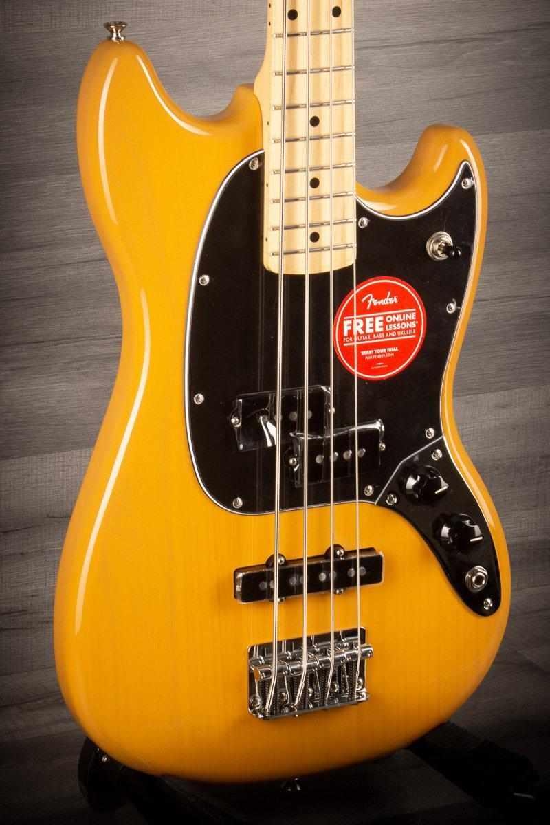 Fender Limited Edition Player Mustang Bass Guitar PJ - Butterscotch Blonde