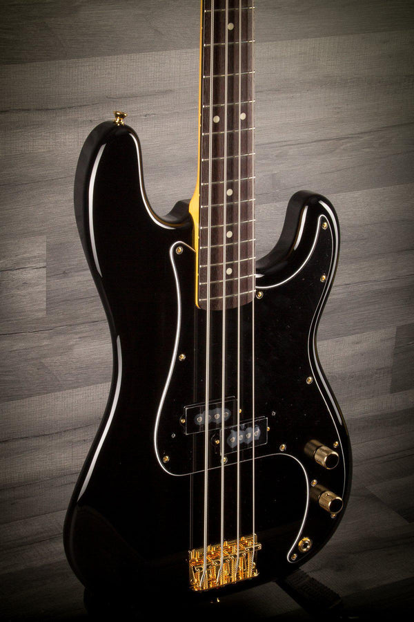 Fender Bass Guitar Fender MIJ Midnight Traditional 60s Precision Bass Ltd - Black