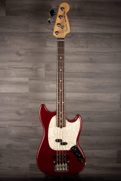 USED - Fender American Performer Mustang Bass - aubergine