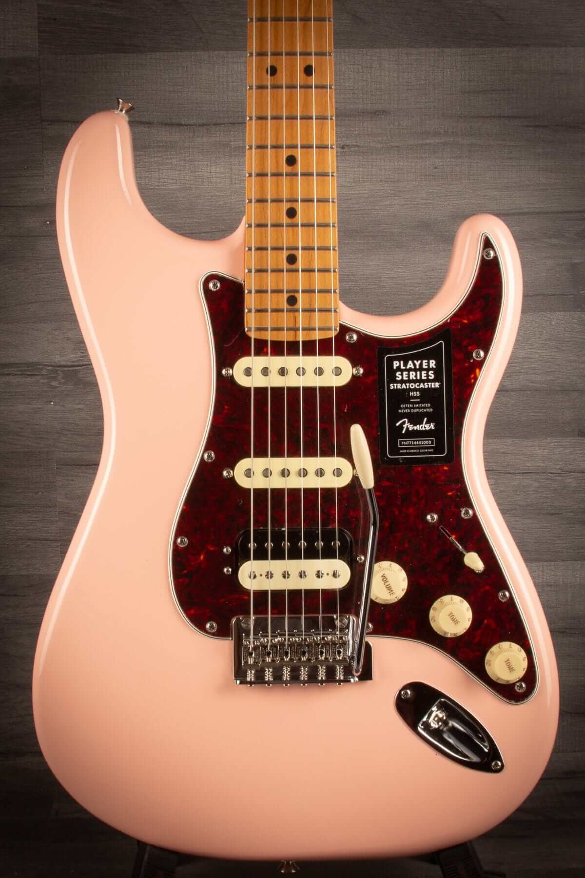*B-Stock Fender Player Series Stratocaster, HSS FSR Ltd Edition - Shell pink / Roasted maple neck