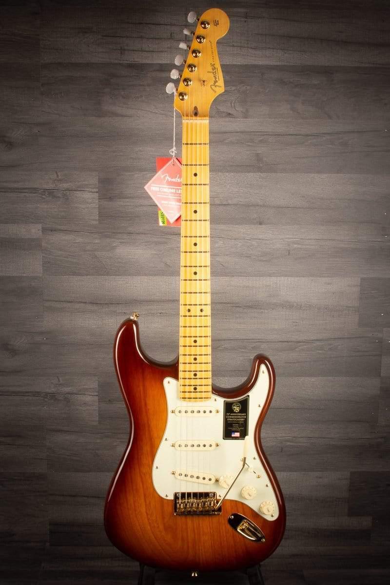 Fender 75th Anniversary Commemorative Stratocaster 2-Colour Bourbon Burst