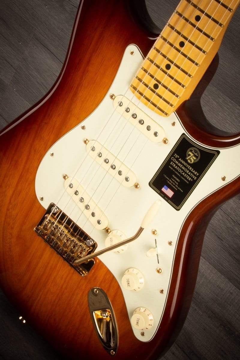 Fender 75th Anniversary Commemorative Stratocaster 2-Colour Bourbon Burst