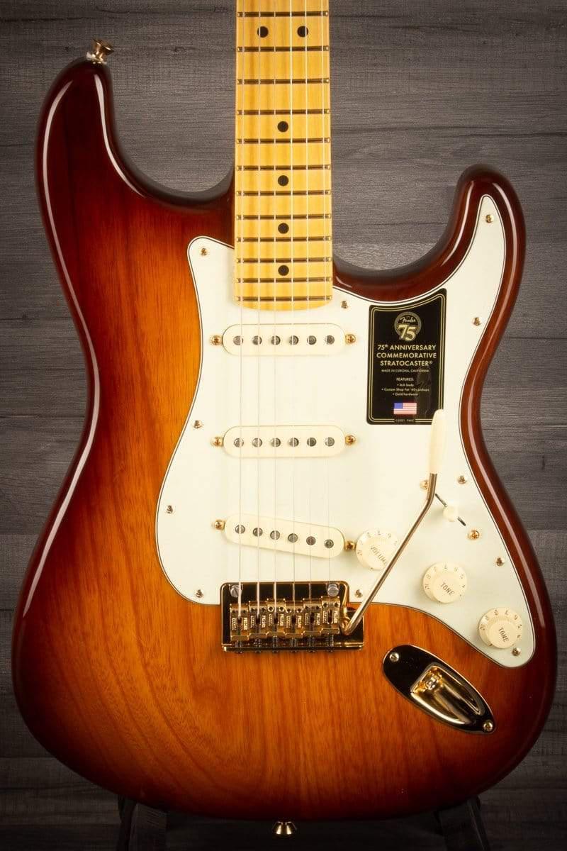 Fender 75th Anniversary Commemorative Stratocaster 2-Colour Bourbon Burst